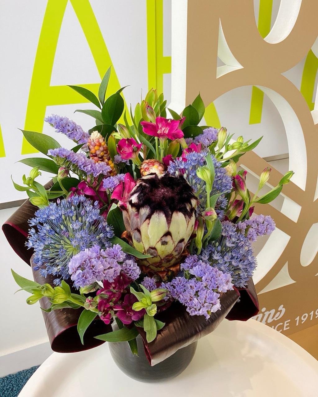 ショールームのお花