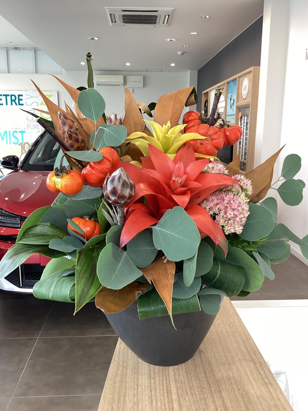 ショールームのお花