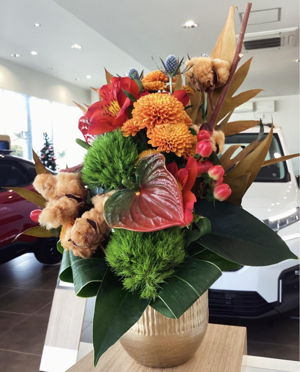 ショールームのお花のご紹介